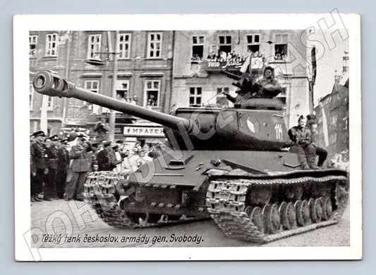 Pohlednice těžký tank čs armády (M3730)