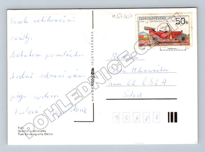 Pohlednice Veselé velikonoce primule vejce (M37307)