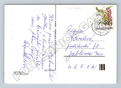 Pohlednice Velikonoční motiv kraslice 1980 (M37312)