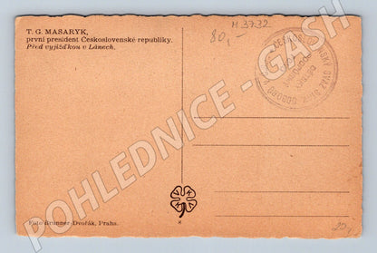 Pohlednice Masaryk vyjížďka Lány (M3732)