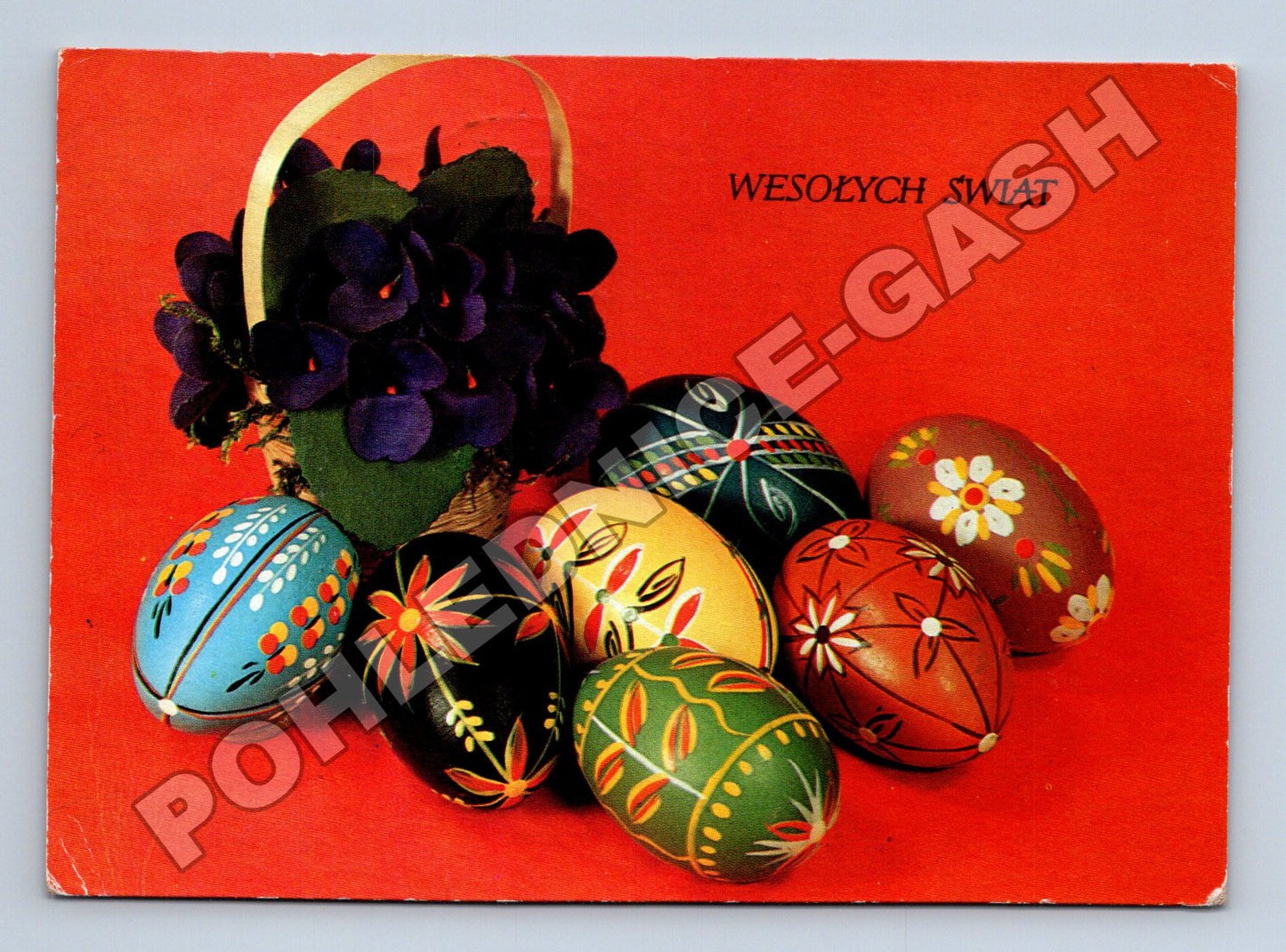 Pohlednice Polsko Velikonoční vajíčka 1985 (M37323)
