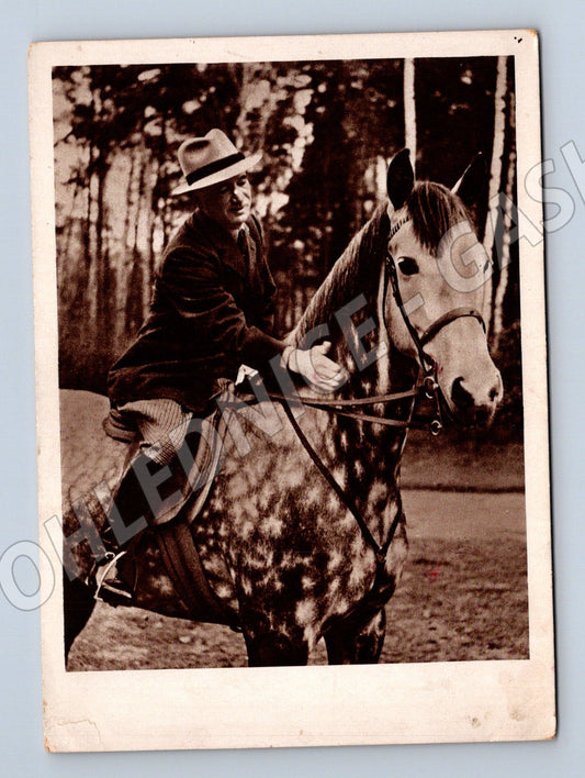 Pohlednice Beneš na koni portrét (M3734)