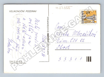 Pohlednice Slovensko Velikonoční vajíčka 1988 (M37355)
