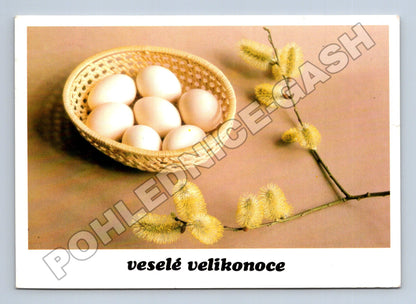 Pohlednice Československo velikonoční motiv 1980 (M37357)