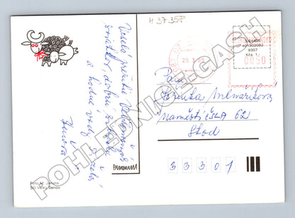 Pohlednice Velikonoční vajíčka 1989 (M37358)
