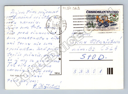 Pohlednice Československo Velikonoční motiv 1986 (M37363)