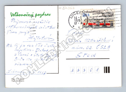 Pohlednice Velikonoční motiv 1987 (M37364)