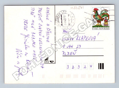 Pohlednice Velikonoce s vajíčky a květinami 2007 (M37371)