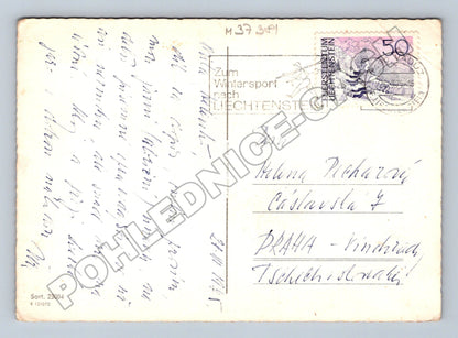 Pohlednice Lichtenstein Velikonoční květiny (M37381)