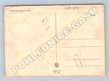 Pohlednice Velikonoce lidový motiv Vl. Rady (M37383)