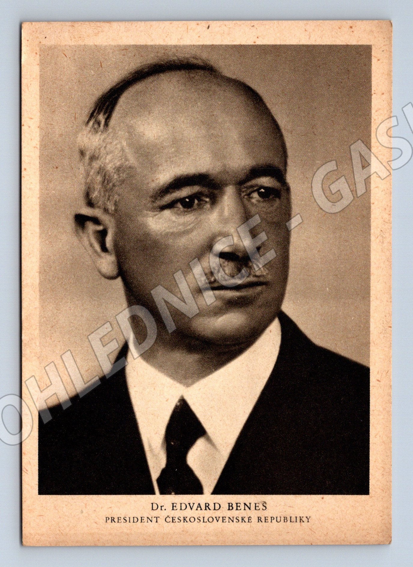 Pohlednice Edvard Beneš portrét (M3739)