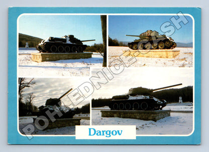Pohlednice Slovensko Dargov tanky památník (M37405)