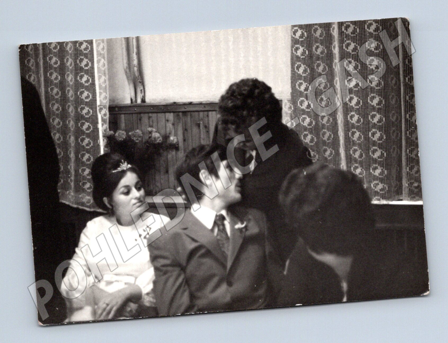 Pohlednice svatební hostina ČSR (M3741)