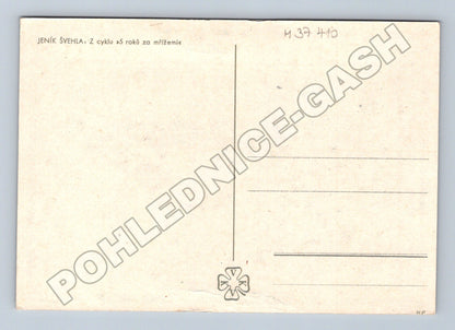 Pohlednice Jeník Švehla: Z cyklu 15 roků za mřížemi 1938 (M37410)