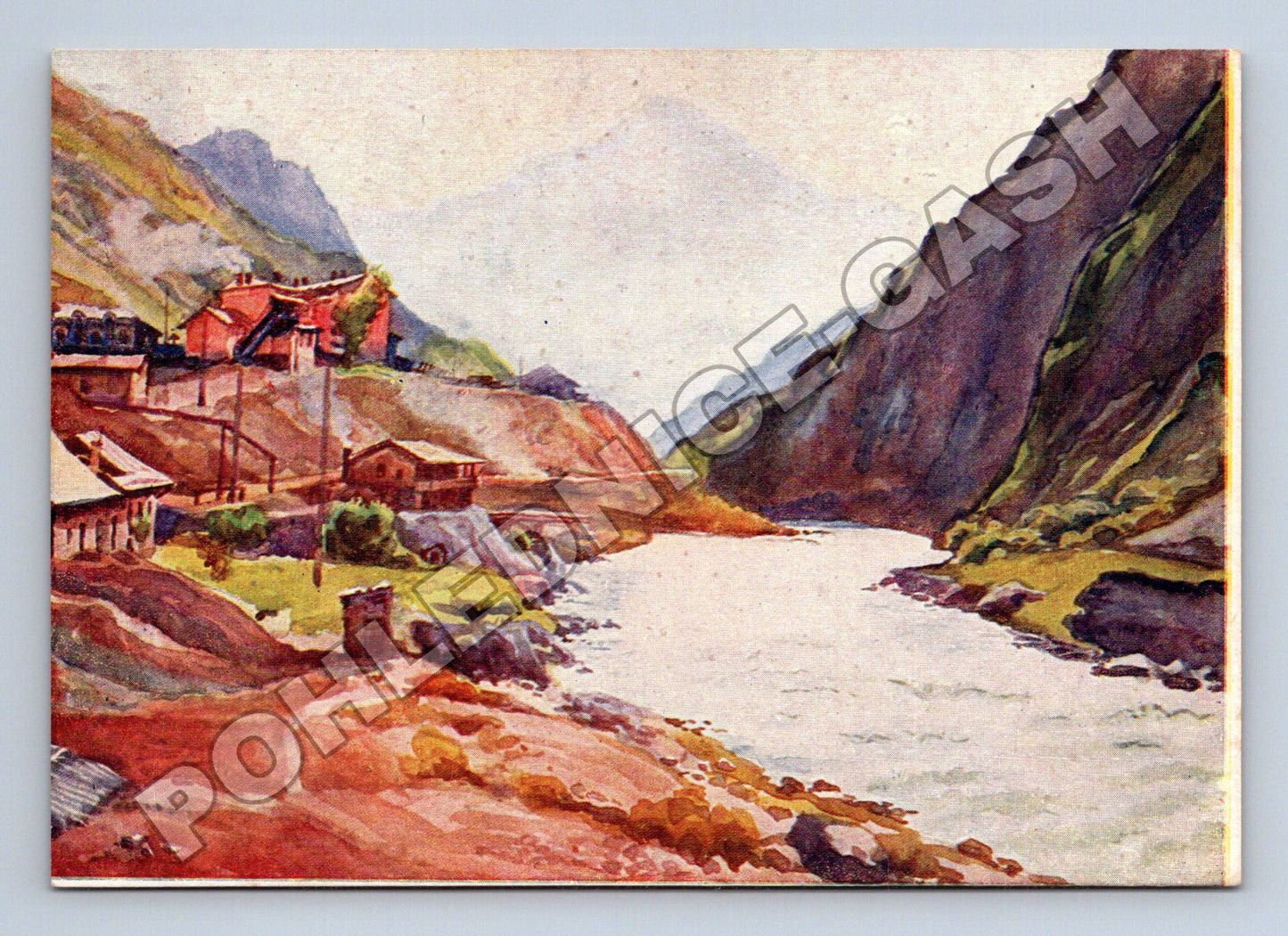 Pohlednice Rusko Mizur Severní Osetie krajina 1933 (M37418)