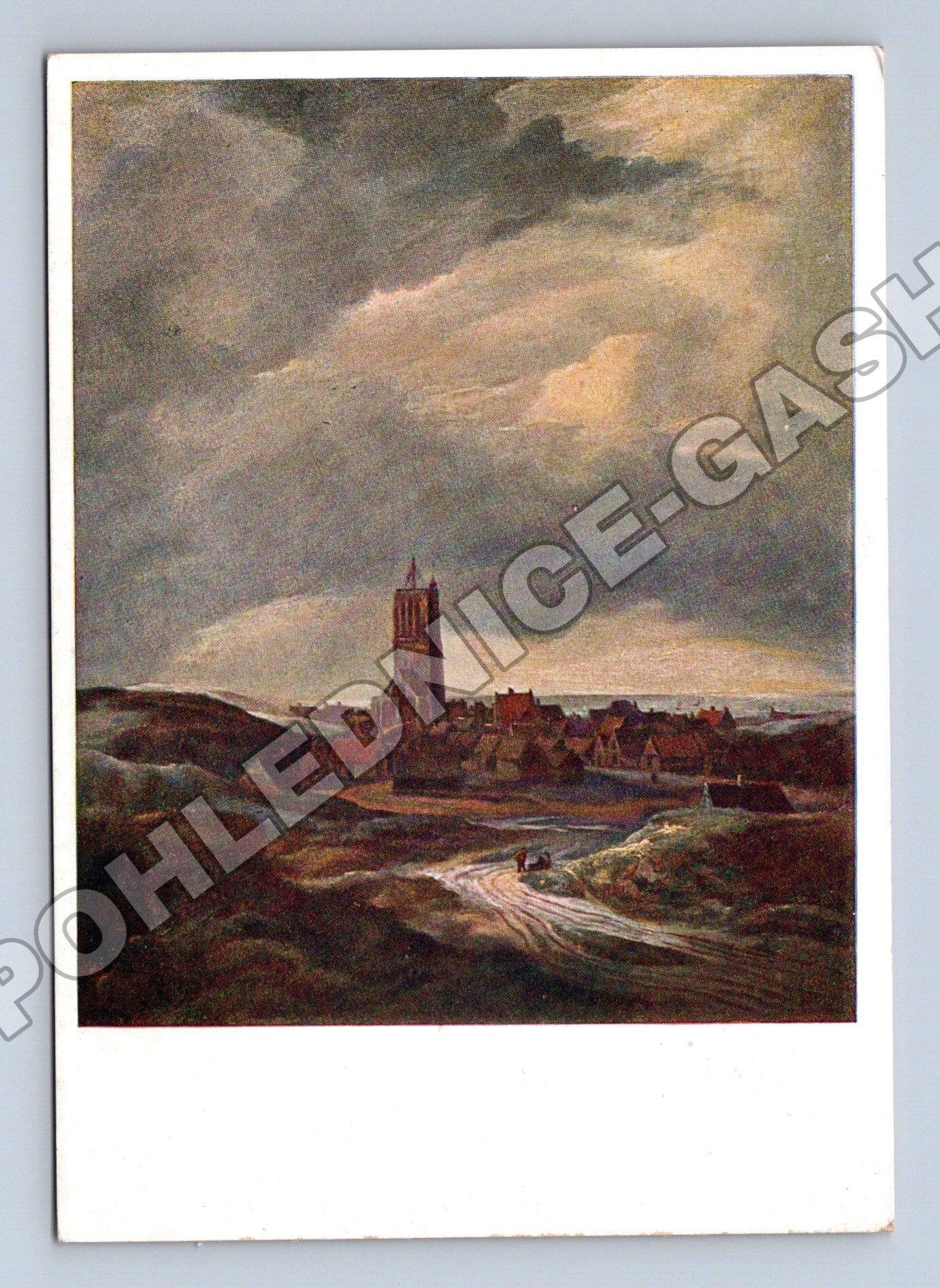 Pohlednice Rusko malba Van Ruisdael Egmont 1933 (M37422)