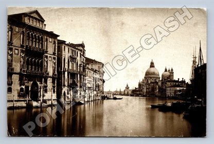 Pohlednice Itálie Benátky Canal Grande starý snímek (M37432)