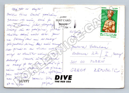 Pohlednice Egypt busta Nefertiti 2002 (M37434)