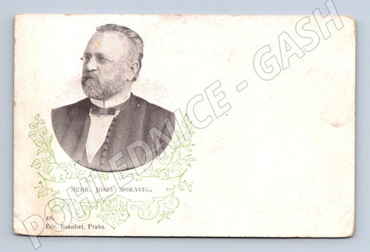 Pohlednice MUDr Josef Moravec portrét (M3745)