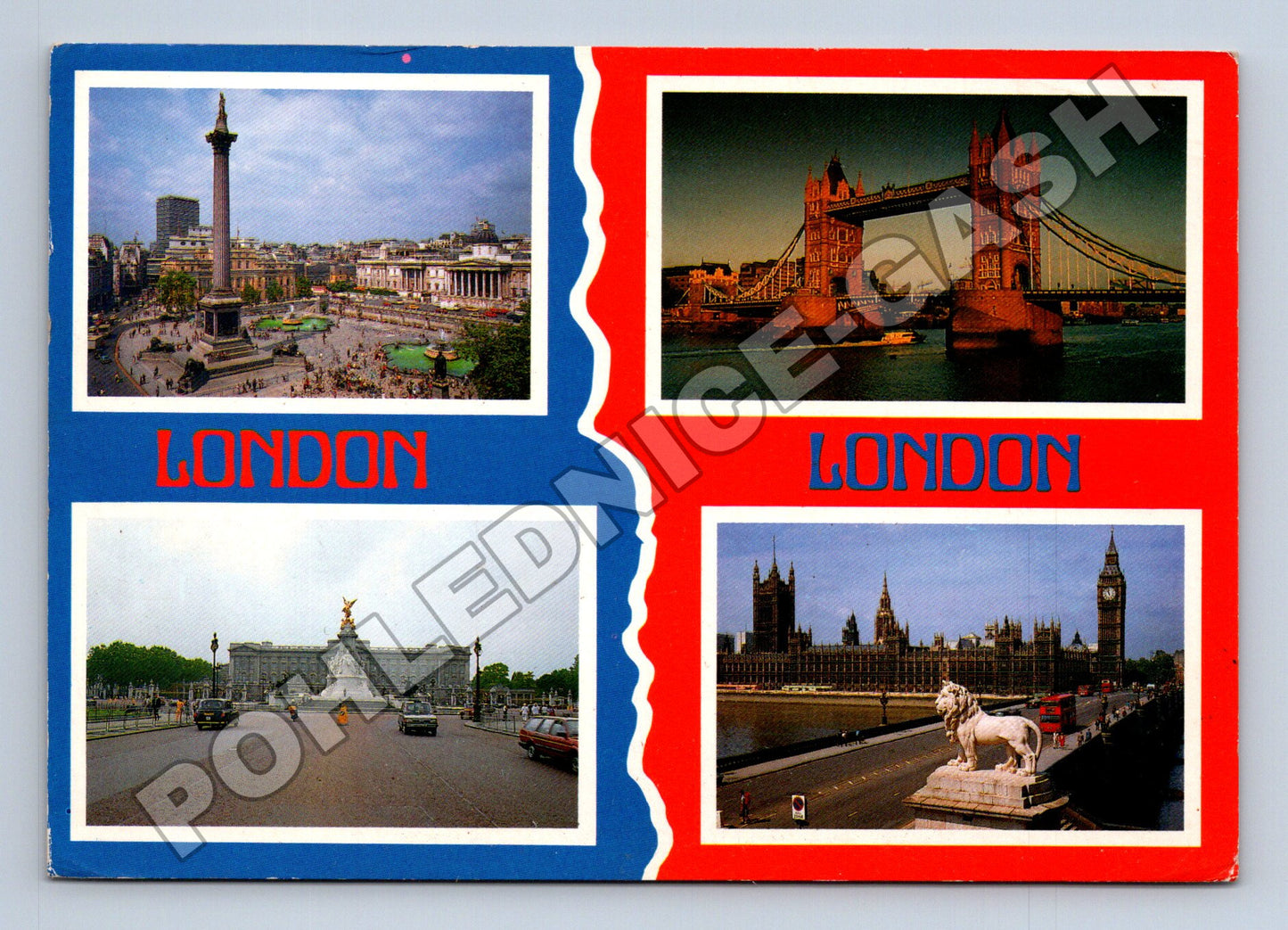 Pohlednice Velká Británie Londýn památky 1991 (M37452)