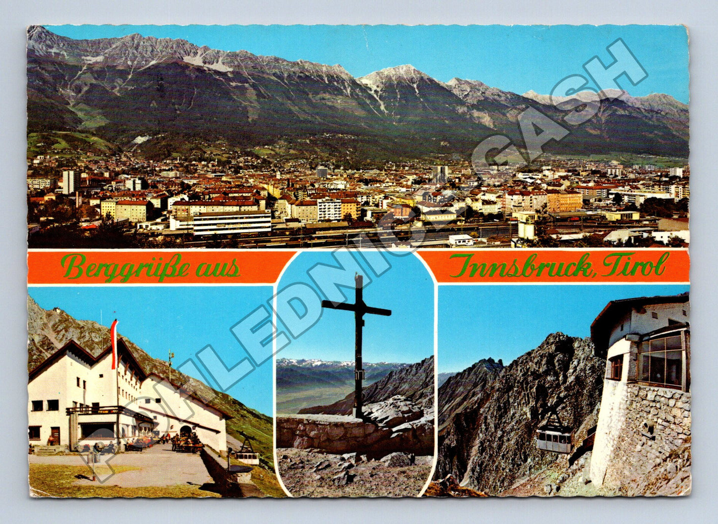 Pohlednice Rakousko Innsbruck Tirol multiview 1971 (M37455)