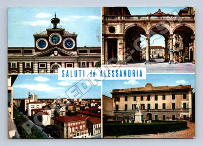 Pohlednice Itálie Alessandria koláž 1965 (M37456)