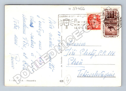 Pohlednice Itálie Alessandria koláž 1965 (M37456)