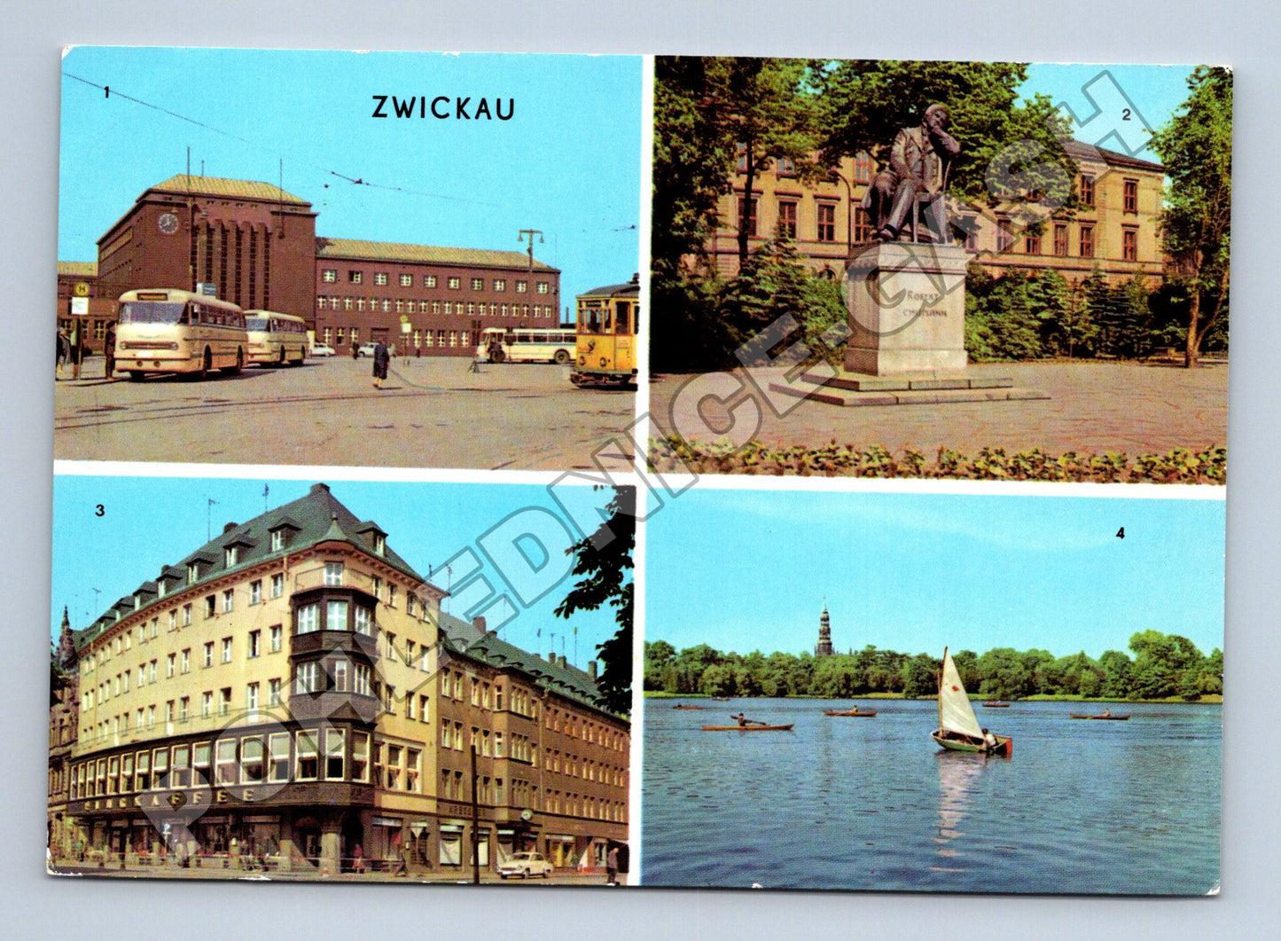 Pohlednice Německo Zwickau různé pohledy (M37461)