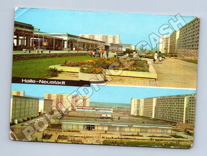 Pohlednice Německo Halle-Neustadt město 1972 (M37463)