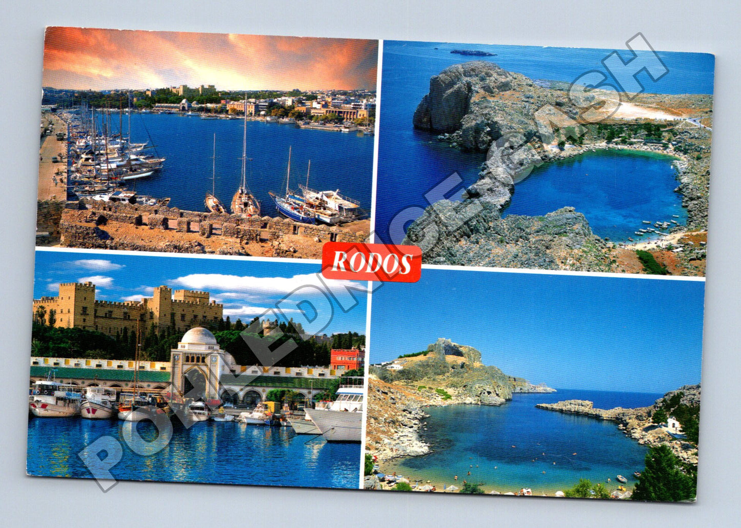 Pohlednice Řecko Rodos několik pohledů 2003 (M37467)