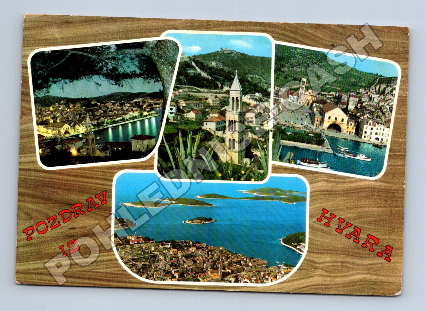 Pohlednice Chorvatsko Hvar kombinace motivů 1964 (M37469)