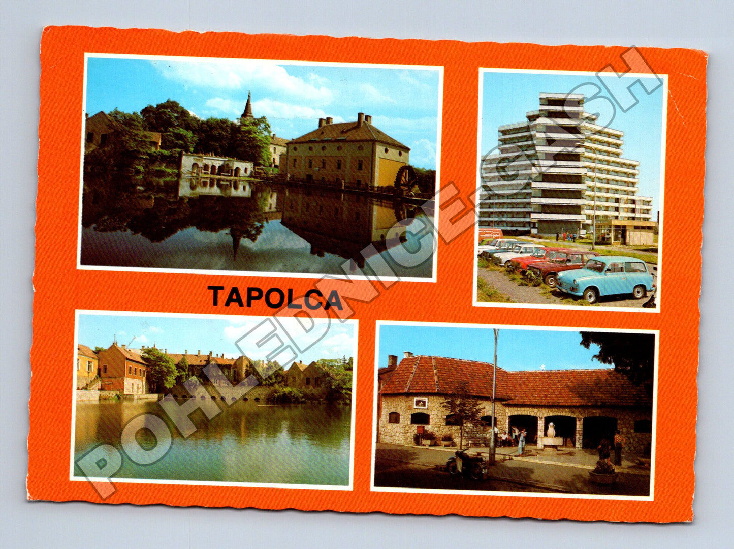 Pohlednice Maďarsko Tapolca koláž 1969 (M37473)