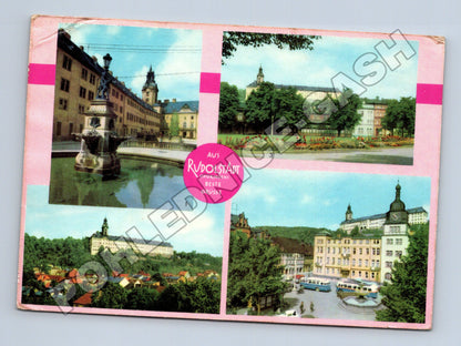 Pohlednice Německo Rudolstadt multi-view 1965 (M37475)