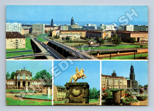 Pohlednice Německo Drážďany město památky 1974 (M37478)
