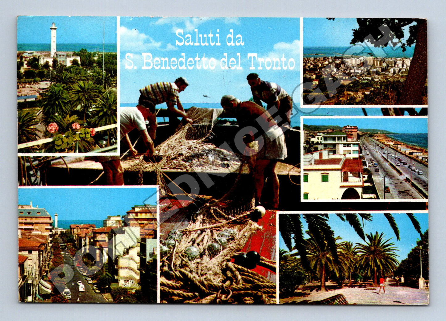 Pohlednice Itálie S. Benedetto del Tronto koláž 1991 (M37487)