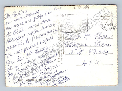 Pohlednice Francie Lourdes koláž pohledů 60. léta (M37489)