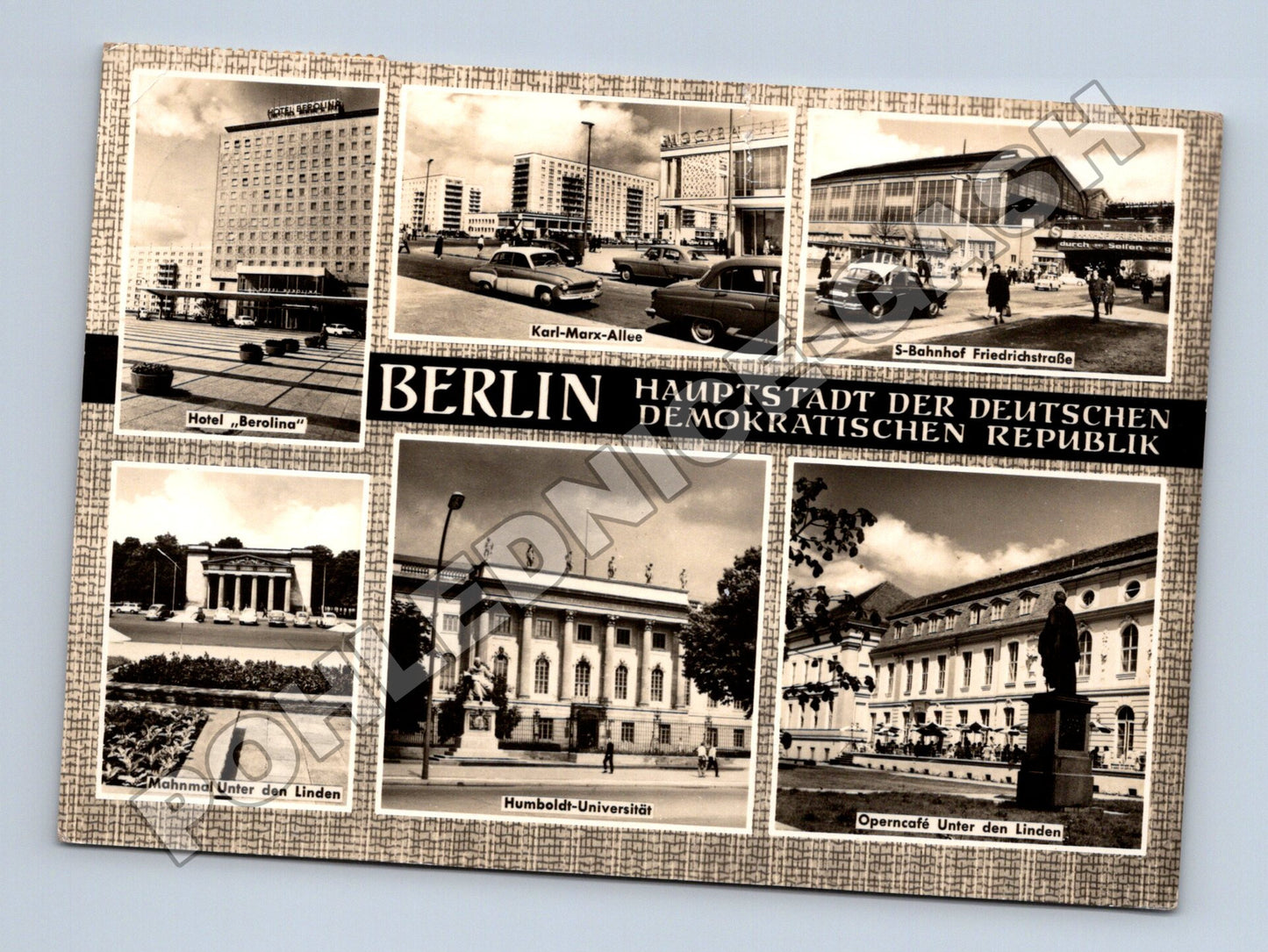 Pohlednice Německo Berlín více motivů 1967 (M37498)