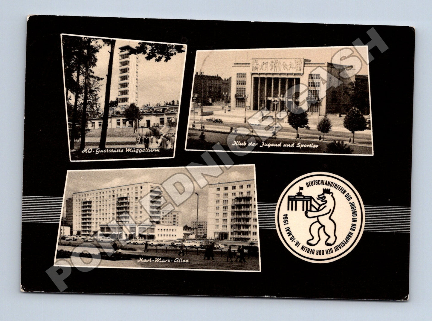 Pohlednice Německo Berlín pohledy 1964 (M37500)