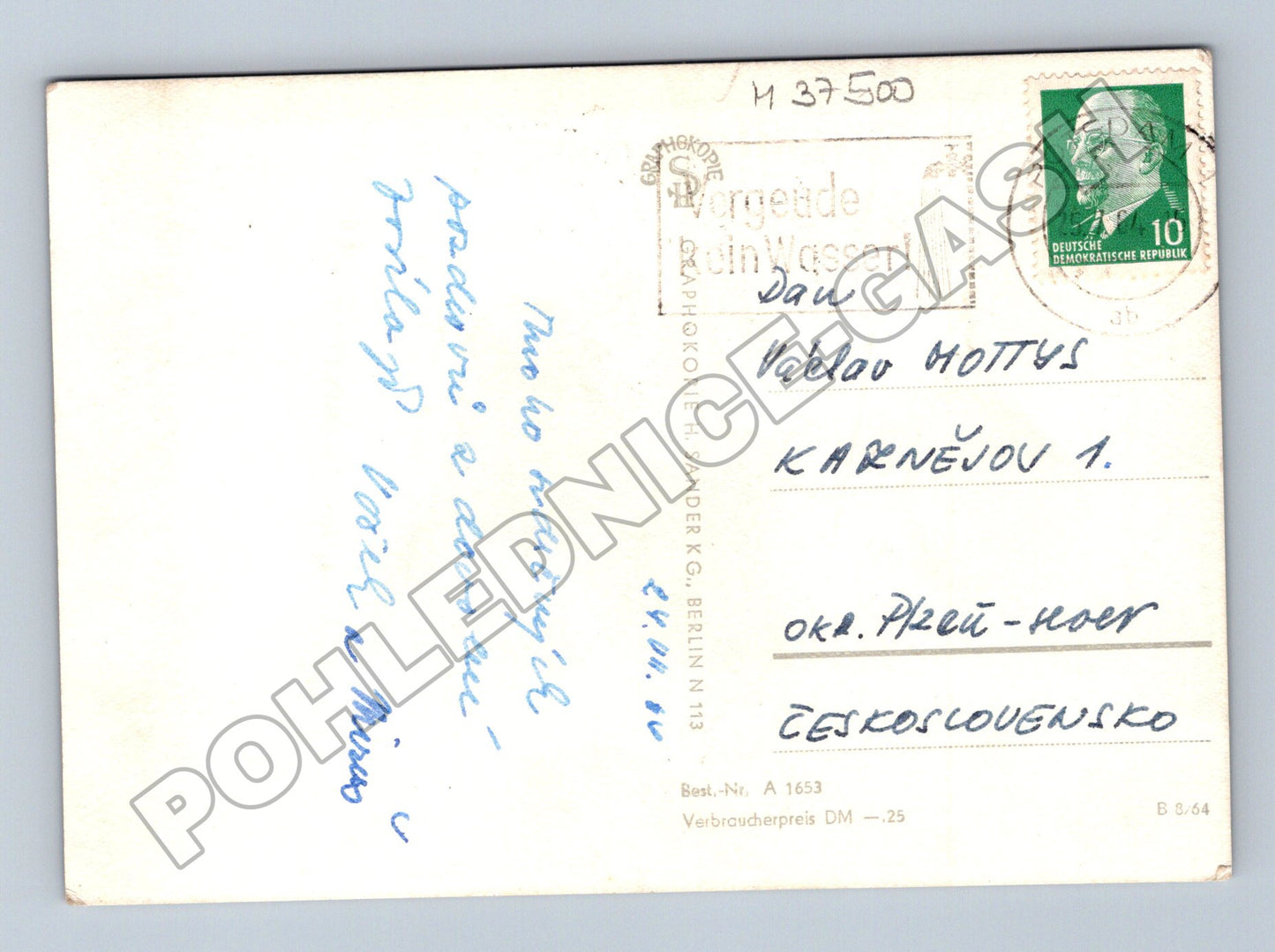 Pohlednice Německo Berlín pohledy 1964 (M37500)