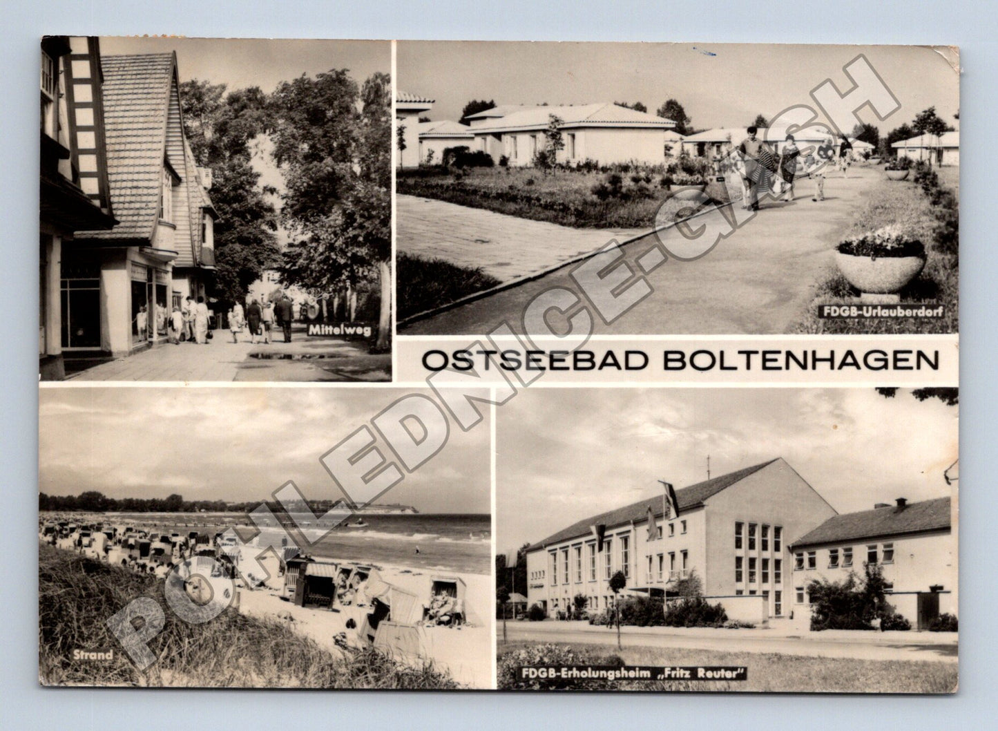 Pohlednice Německo Ostseebad Boltenhagen motivy 1962 (M37503)