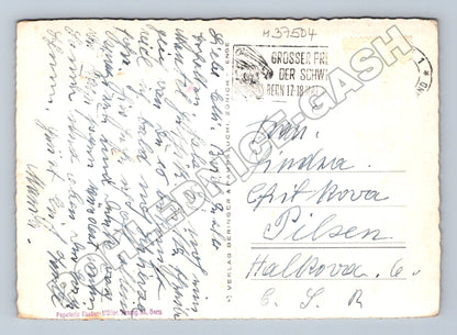 Pohlednice Švýcarsko Bern Bundesterrasse Alpy 1941 (M37504)