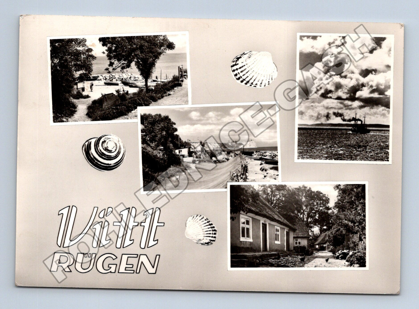 Pohlednice Německo Witt, Rügen koláž 1971 (M37505)