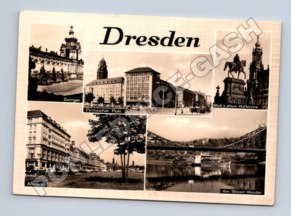 Pohlednice Německo Drážďany panorama města 1969 (M37515)