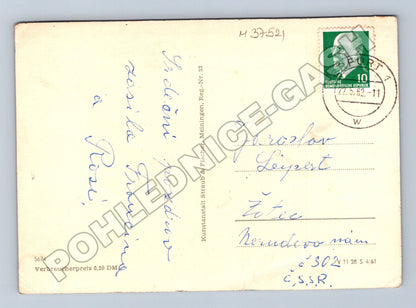 Pohlednice Německo Erfurt město 1952 (M37521)