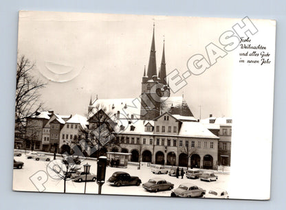 Pohlednice Německo Saalfeld zimní kostel 1963 (M37522)
