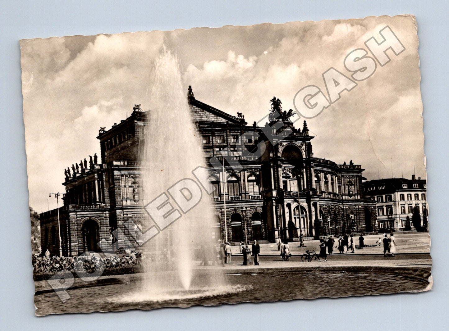 Pohlednice Německo Drážďany Státní opera před 1945 (M37535)