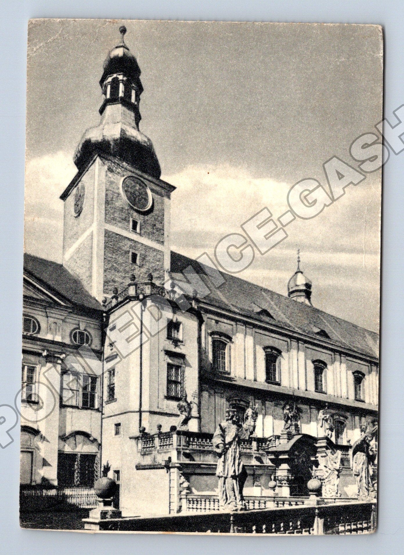 Pohlednice Rakousko Braunau benediktinský klášter 1938 (M37545)