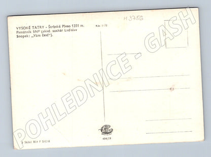 Pohlednice Štrbské Pleso památník SNP (M3756)
