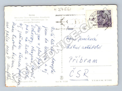 Pohlednice Německo Berlín rozhlas budova schodiště 1959 (M37561)