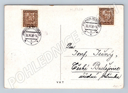 Pohlednice Emil Hácha prezident ČSR (M3757)